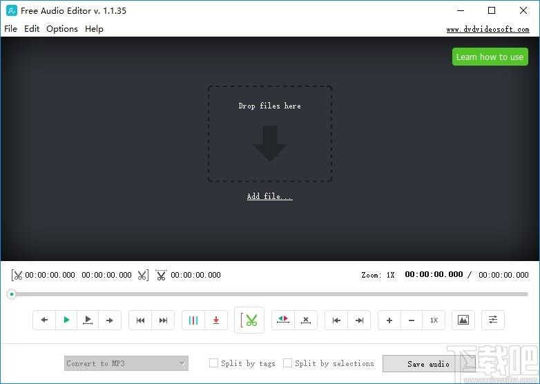 DVDVideosoft Free Audio Editor下载,音频编辑软件,音频处理,音频编辑