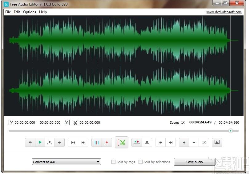 DVDVideosoft Free Audio Editor下载,音频编辑软件,音频处理,音频编辑