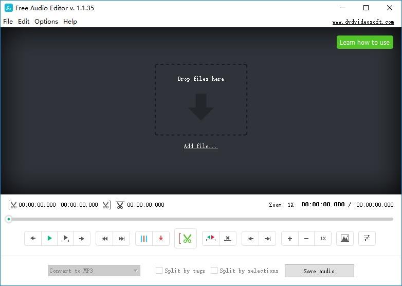 DVDVideosoft Free Audio Editor下载,音频编辑软件,音频处理,音频编辑