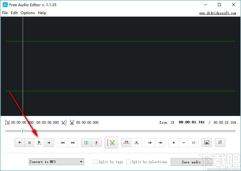 DVDVideosoft Free Audio Editor下载,音频编辑软件,音频处理,音频编辑