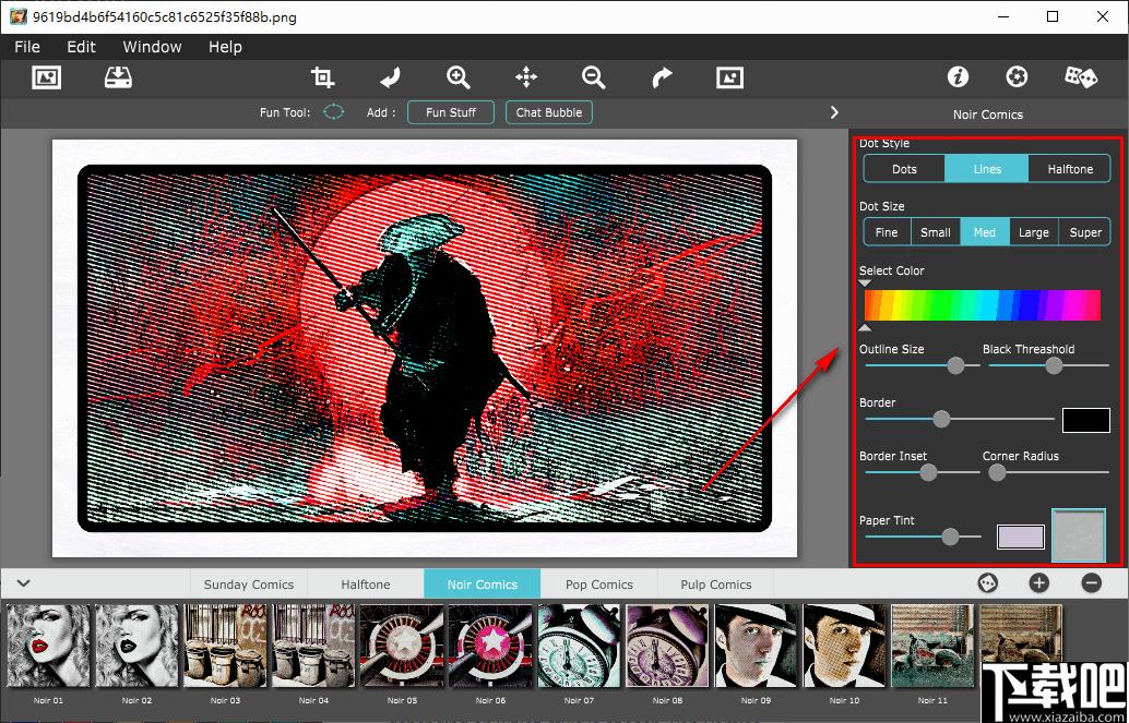 JixiPix Pop Dot Comics下载,图像处理,图像滤镜