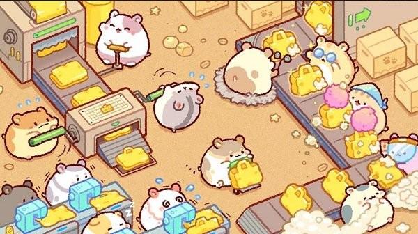 仓鼠袋工厂大亨游戏(hamster bag factory)下载,经营游戏,治愈游戏,仓鼠袋工厂大亨